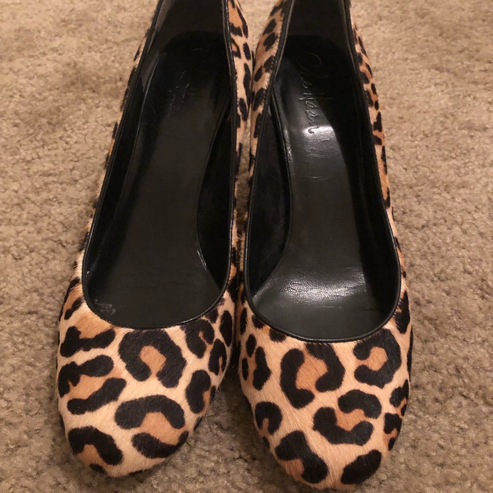 Preowned Cole Haan Animal Print Shoes S:8B NikeAir